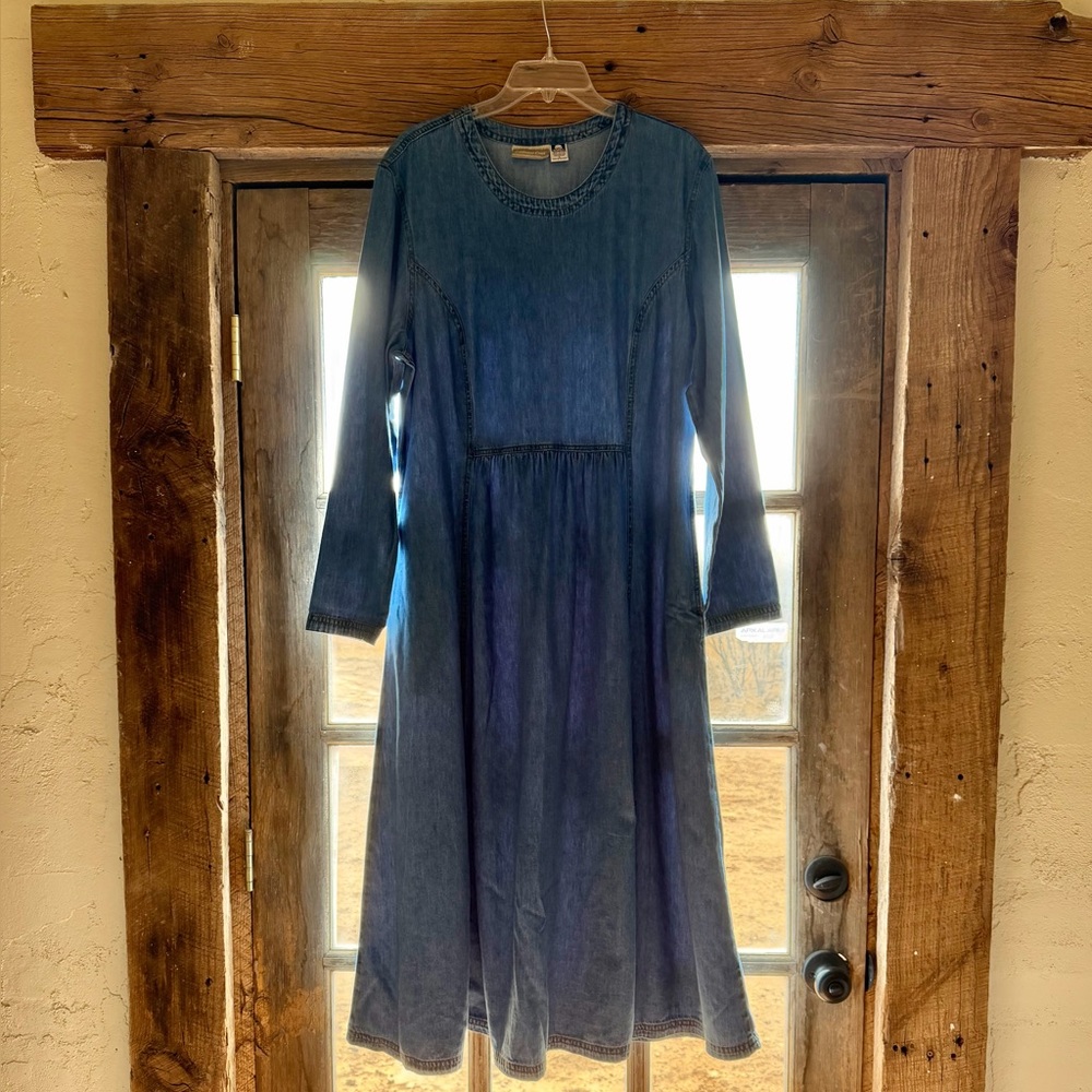 VINTAGE Coldwater Creek Denim Dress